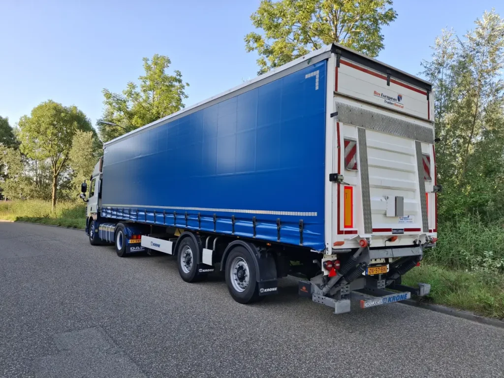 City Schuifzeil met Achtersluitlaadklep