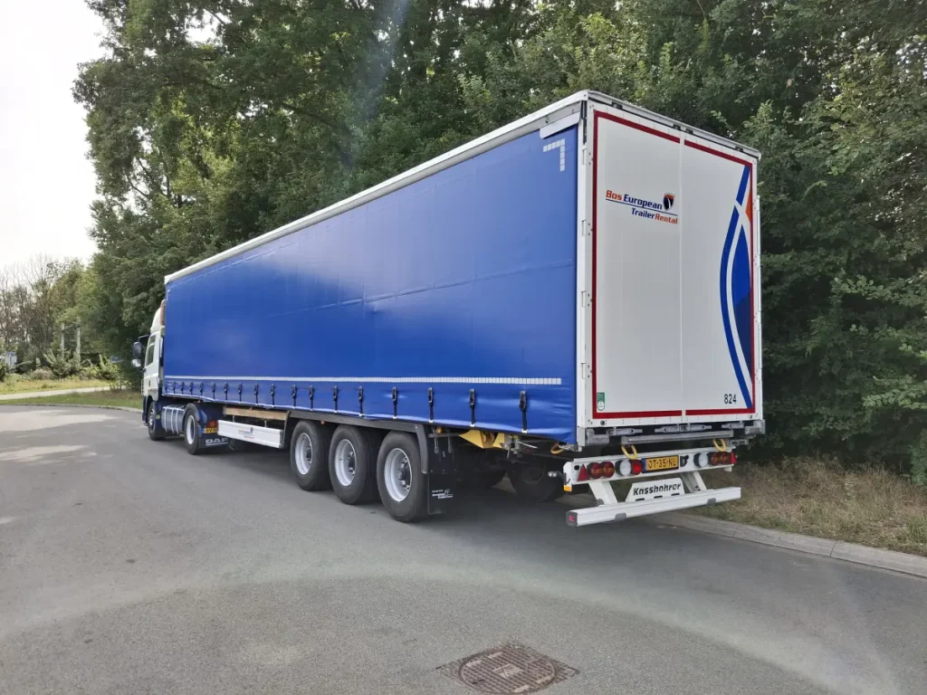Schuifzeil trailer met schuifdak
